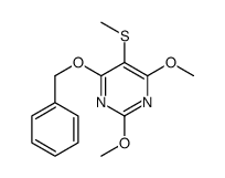 2,4-dimethoxy-5-methylsulfanyl-6-phenylmethoxypyrimidine Structure