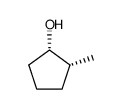 1S,2R-cis-2-methyl cyclopentanol Structure