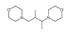 4-(3-methyl-4-morpholin-4-ylbutan-2-yl)morpholine结构式
