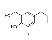 4-butan-2-yl-2-(hydroxymethyl)-6-sulfanylphenol结构式