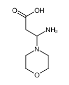 3-AMINO-3-MORPHOLIN-4-YL-PROPIONIC ACID Structure