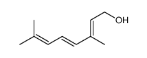 3,7-dimethylocta-2,4,6-trien-1-ol结构式