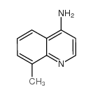 4-氨基-8-甲基喹啉结构式