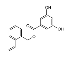 (2-ethenylphenyl)methyl 3,5-dihydroxybenzoate Structure