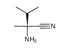 (S)-2-amino-2,3-dimethylbutyronitrile Structure