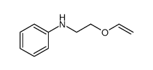 Benzenamine, N-[2-(ethenyloxy)ethyl] Structure