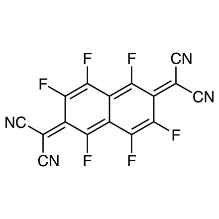 2,2'-(全氟萘-2,6-二亚基)二丙二腈结构式