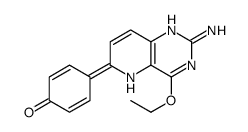 4-(2-amino-4-ethoxy-5H-pyrido[3,2-d]pyrimidin-6-ylidene)cyclohexa-2,5-dien-1-one Structure