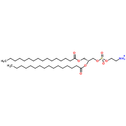 1,2-Dipalmitoyl-sn-glycero-3-phosphoethanolamine structure