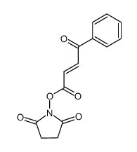 1-{[(2E)-4-oxo-4-phenylbut-2-enoyl]oxy}pyrrolidine-2,5-dione Structure