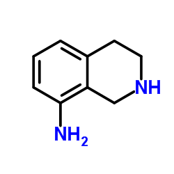 1,2,3,4-四氢-8-氨基异喹啉结构式