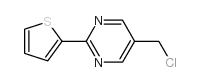 5-(氯甲基)-2-噻吩-2-基嘧啶结构式