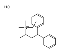 ethyldimethyl(1-methyl-3,3-diphenylpropyl)ammonium hydroxide Structure