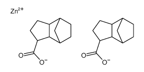 Zinc octahydro-4,7-methano-1H-indenecarboxylate Structure