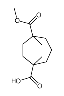 5-(methoxycarbonyl)bicyclo[3.2.2]nonane-1-carboxylic acid Structure