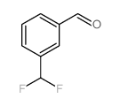 3-(二氟甲基)苯甲醛结构式