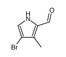 4-bromo-3-methylpyrrole-2-carboxaldehyde Structure