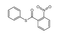 2-Nitro-thiobenzoesaeure-S-phenylester Structure