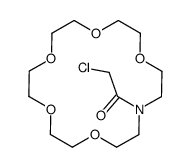 2-chloro-1-(1,4,7,10,13-pentaoxa-16-azacyclooctadec-16-yl)ethanone结构式
