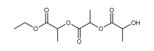 lactic acid trimer ethyl ester Structure