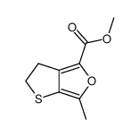 2,3-Dihydro-6-methylthieno<2,3-c>furan-4-carbonsaeure-methylester Structure