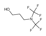 3-(Bistrifluoromethylamino)propan-1-ol Structure