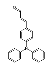 (2E)-3-(4-(diphenylamino)phenyl)acrylaldehyde Structure