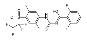 N-[[2,5-dimethyl-4-(1,1,2,2-tetrafluoroethylsulfonyl)phenyl]carbamoyl]-2,6-difluorobenzamide Structure