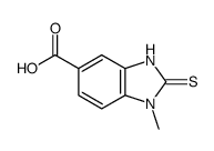 1-methyl-2-thiobenzimidazolyl-5-carboxylic acid结构式