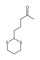 5-(1,3-dithian-2-yl)pentan-2-one Structure