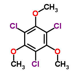 1,3,5-Trichloro-2,4,6-trimethoxybenzene Structure