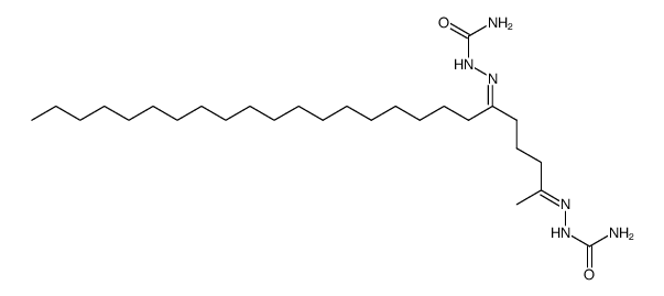 pentacosane-2,6-dione disemicarbazone Structure