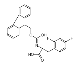 Fmoc-2,4-二氟-L-苯丙氨酸结构式