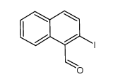 2-iodonaphthalene-1-carboxaldehyde Structure