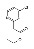 ethyl 2-(4-chloropyridin-2-yl)acetate结构式