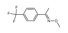 1-(4-(trifluoromethyl)phenyl)ethanone O-methyl oxime Structure