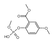 methyl 2-(methoxycarbonyl)-4-methoxyphenyl phosphate Structure