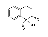 t-2-chloro-1,2,3,4-tetrahydro-1-vinylnaphthalen-r-1-ol结构式