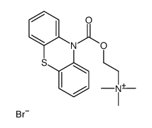 2-hydroxyethyl(trimethyl)azanium,phenothiazine-10-carboxylate,bromide结构式