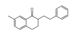 7-methyl-2-phenethyl-3,4-dihydro-2H-naphthalen-1-one Structure