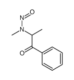 2-(N-nitroso-N-methylamino)propiophenone Structure