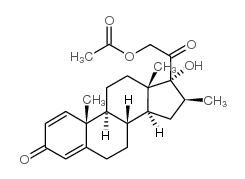16-甲基泼尼松醋酸酯结构式