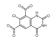 7-Chloro-6,8-dinitroquinazolinedione-2,4结构式