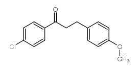 4'-CHLORO-3-(4-METHOXYPHENYL)PROPIOPHENONE Structure