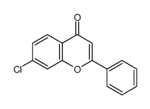 7-chloro-2-phenylchromen-4-one结构式