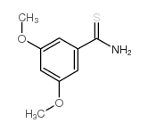3,5-二甲氧基硫代苯甲酰胺结构式