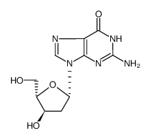 9-(2-deoxy-α-L-erythro-pentofuranosyl)guanine Structure