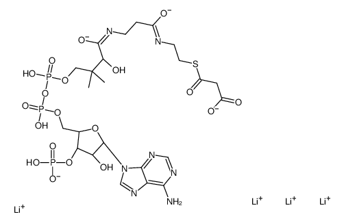 丙二酰辅酶A四锂盐结构式