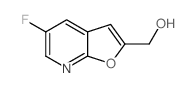 (5-氟呋喃并[2,3-b]吡啶-2-基)甲醇结构式