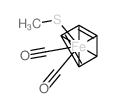 Iron, dicarbonyl-.pi.-cyclopentadienyl (methanethiolato)- structure